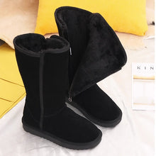 Damen Winterstiefel für den Schnee – Schwarz