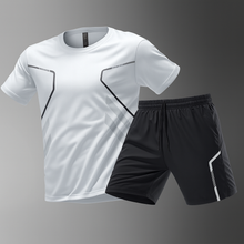 Verexo | Atmungsaktives Activewear-Set für Herren – Weiß