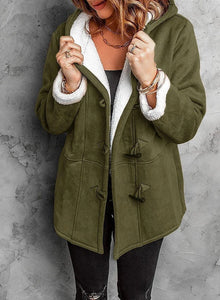 Petra | Stylische und bequeme Jacke mit Kapuze – Helles Grün