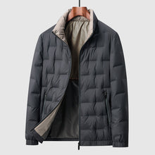 Warme Daunenjacke für Herren – Schwarz