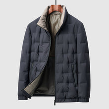Warme Daunenjacke für Herren – Blau
