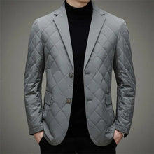 Klassische Daunenjacke für Herren – Grau