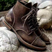 Joseph - Herren Schnürstiefel Robuster Stil Komfort – Khaki