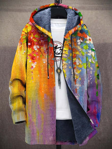 Lina™ | Luxuriöser Cardigan mit künstlerischer Inspiration – Regenbogen