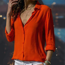 DemiChic™ – Damenbluse aus Chiffon mit Eleganten Stickereien & Leichtigkeit – Rot