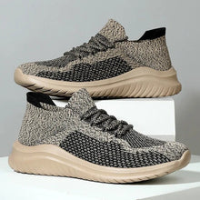 Draca - Atmungsaktiver Strick Sneaker Mit Weicher Gepolsterter Sohle – Khaki