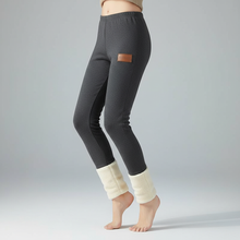 Lisa Damen warme Leggings – Grau