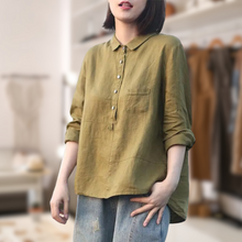 Scarlett® | Lockere und atmungsaktive Bluse für Damen – Gelb
