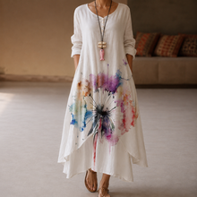 Flor - Stilvolles und leichtes Kleid – Weiß / Schwarz
