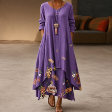 Flor - Stilvolles und leichtes Kleid – Violett