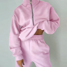 Trainings- & Jogginganzug im bequemen Retro-Design für Damen | Ideal für den Alltag – Rosa
