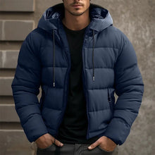 Stylische Warme Winterjacke für Herren – Dunkelblau