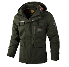 Hochwertige wasserdichte Winterjacke für Herren – Grün