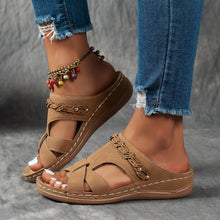 Elanea™ – Frauen Atmungsaktive Sandalen mit Plattform – Hellbraun-1