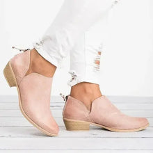 Elegante Knöchelstiefel mit schmaler Silhouette – Rosa