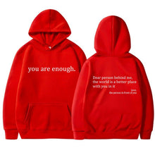 Eleganter Kapuzenpullover mit Kängurutasche für Alltag – Rot