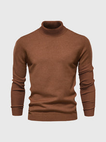 Eleganter Rollkragenpullover für stilvolle Anlässe – Senf Gelb