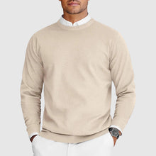 Der perfekte Rundhals-Pullover – Beige