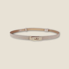 Luxuriöser Damen Taillengürtel – Elegantes Design mit Goldakzent – Taupe