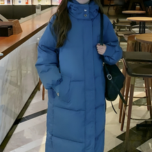 Stylischer Lässiger Warmer Daunen Puffer Mantel für Damen | Ideal für den Winter – Blau