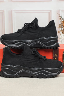 Flacher Sportschuh - Julika – Schwarz