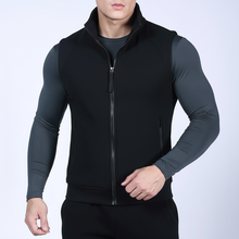 Fleece Gefütterte Freizeitweste -  Mitchell – Schwarz