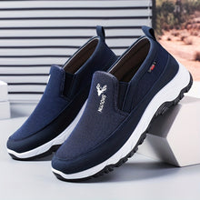 FlexiEase™ – Herren Slip-On Sneaker mit weicher Sohle – Blau