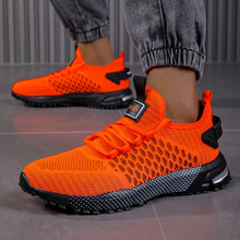 FlexiFlow™ – Atmungsaktive Herren Sneaker mit Komfort-Sohle – Orange