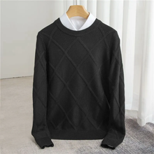 François | Hochwertiger Kaschmirpullover – Schwarz