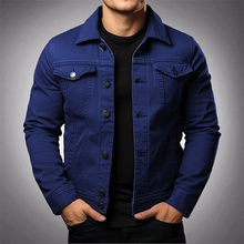 Freizeitjacke Mit Knopfleiste - Giuseppe – Blau