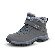 FrostStride™ – Orthopädische Winterstiefeletten Damen – Grau