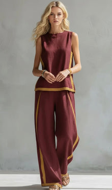 Sachindri - Stilvoller Zweiteiler – Burgund