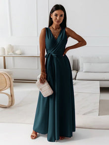 Maxivella™ – Damen Maxikleid für den Sommer – Dunkelgrün