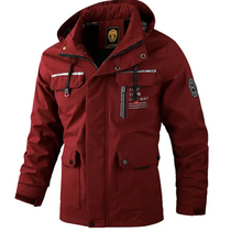 Hochwertige wasserdichte Winterjacke für Herren – Rot