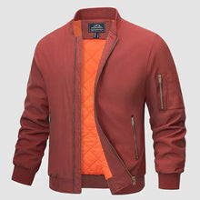 Gabriel - Stylische Bomberjacke für Herren – Orange