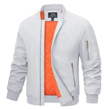 Gabriel - Stylische Bomberjacke für Herren – Weiß