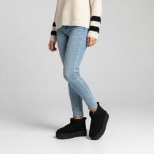 Paulina Damen gefütterte Winterstiefel – Schwarz