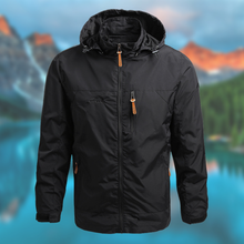 JORA - Super wind- und wasserdichte, warme Jacke mit Kapuze – Schwarz