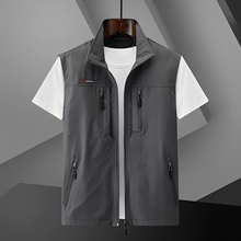 Amaury - Elegante ärmellose Herrenweste – Grau