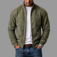 Kerral – Elegante Wildleder Jacke – Grün