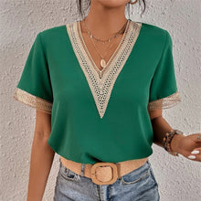 TANJA | Elegantes damen t-shirt – Grün