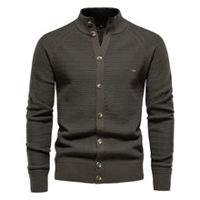 FELTON - Klassisch gestrickt strickjacke – Grün