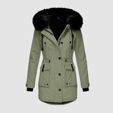 Karolina - Winterjacke Damen Wasserdicht – Grün