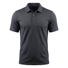 Dario | Atmungsaktives Stretch Poloshirt – Hafengrau