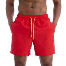 Isaac | Herren Schwimmshorts – Korallenrot