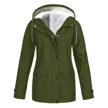 Stylische Regenjacke für Damen | Warme – Grün