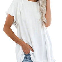 Minda - Premium Damen Oberteil Lässig Elegant – Weiß