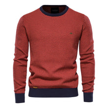Pullover mit Rundhalsausschnitt für Herren - - MANNO – Orange