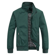 Malaj – Elegante Harrington-Bomberjacke – Grün