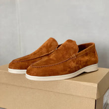 Gerhard | Herren Wildleder Loafer Schick Komfort Elegant – Karamell